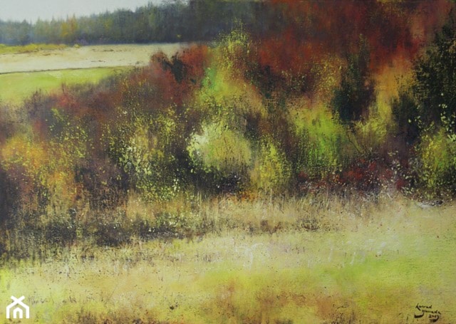 Konrad Hamada - Jesienny las - obrazy na ścianę - zdjęcie od Art in House Gallery Online - Homebook
