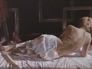 Alina Sibera - W pracowni - obrazy olejne - zdjęcie od Art in House Gallery Online
