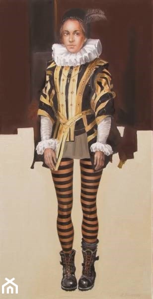 Andrejus Kovelinas, Księżniczka Gośka - obrazy olejne na płótnie - zdjęcie od Art in House Gallery Online - Homebook