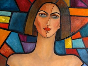 Krystyna Ruminkiewicz - obraz malowane - zdjęcie od Art in House Gallery Online