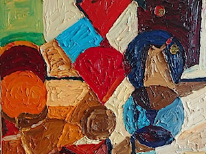 Czesław Trzciński - Abstrakcja - obrazy olejne na płótnie - zdjęcie od Art in House Gallery Online