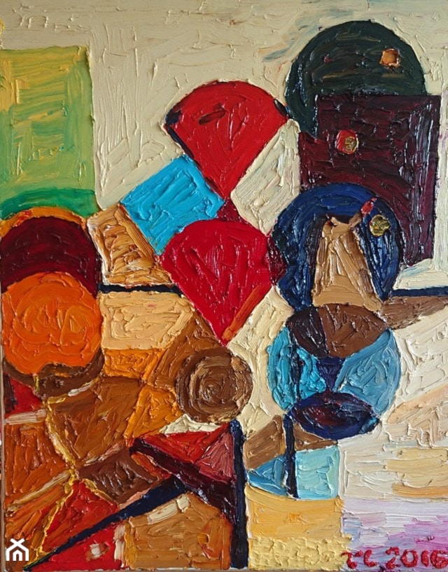 Czesław Trzciński - Abstrakcja - obrazy olejne na płótnie - zdjęcie od Art in House Gallery Online - Homebook