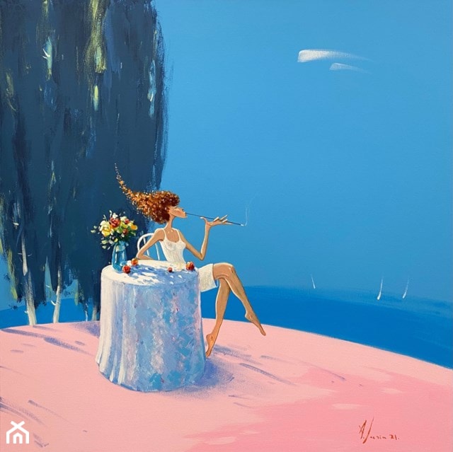 Aleksander Yasin - obrazy malowane na płótnie - zdjęcie od Art in House Gallery Online