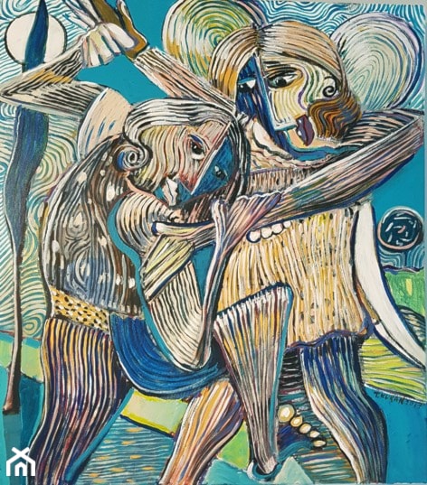 Tomasz Kuran - obrazy malowane na płótnie - zdjęcie od Art in House Gallery Online
