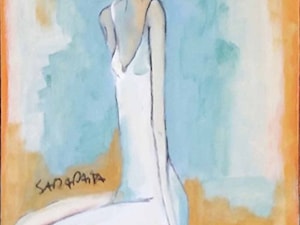 Joanna Sarapata - Kobieta - obrazy olejne i pastelowe - zdjęcie od Art in House Gallery Online
