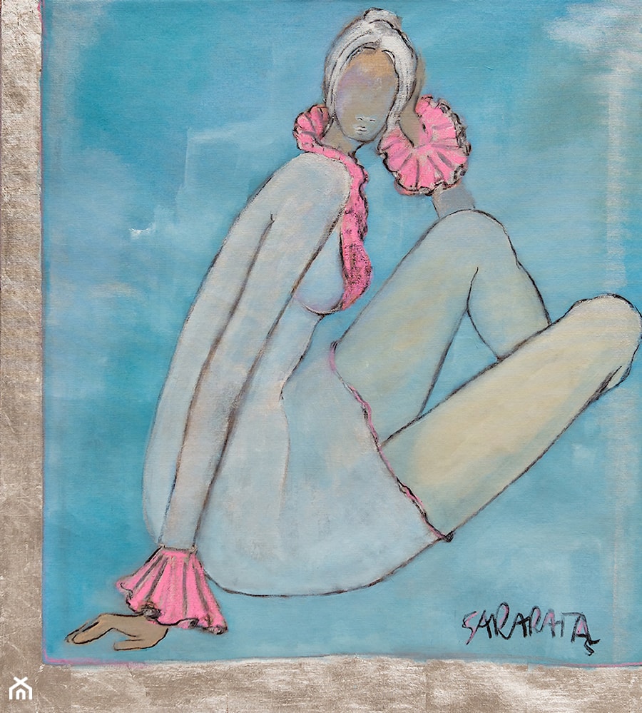 Joanna Sarapata - obrazy malowane - zdjęcie od Art in House Gallery Online