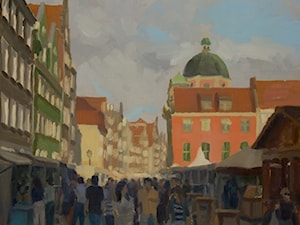 Michał Janicki - Św. Ducha, Gdańsk - obrazy olejne - zdjęcie od Art in House Gallery Online