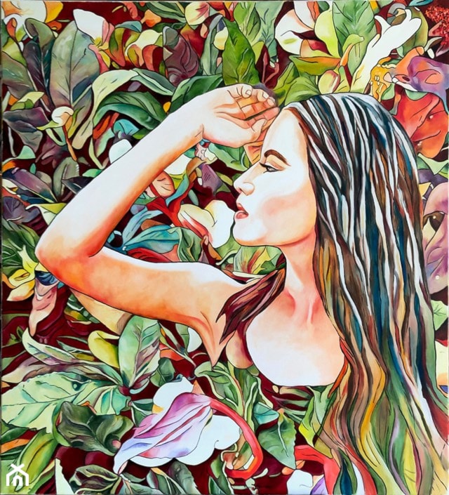 Joanna Szumska - obrazy malowane wiosenne - zdjęcie od Art in House Gallery Online