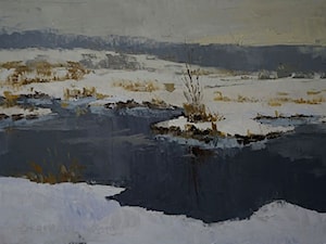 Daniel Gromacki - leśne pejzaże - obrazy malowane na płótnie - zdjęcie od Art in House Gallery Online