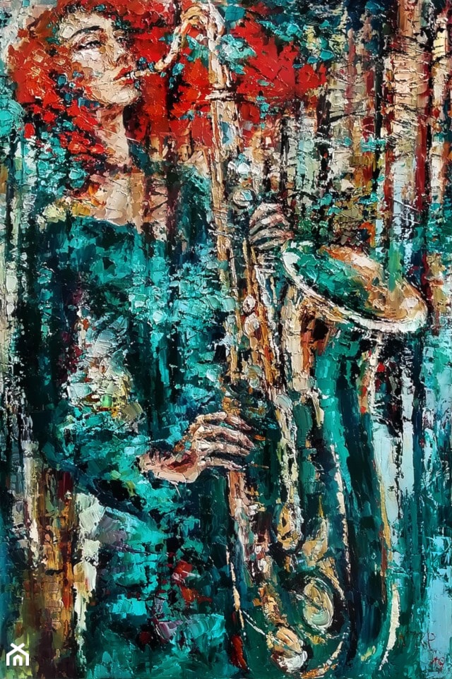 Krystyna Róż-Pasek - Supremacja - obrazy olejne na płótnie - zdjęcie od Art in House Gallery Online