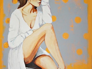 Renata Magda, Zatrzymana chwila II - obrazy malowane na płótnie - zdjęcie od Art in House Gallery Online