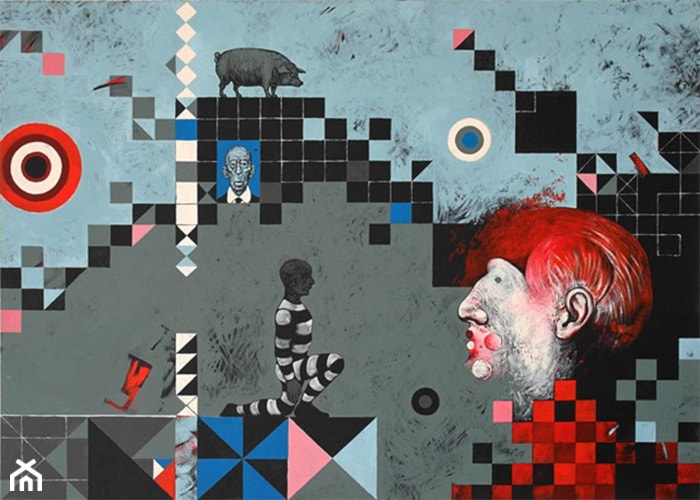 Marcin Zalewski - obrazy malowane - zdjęcie od Art in House Gallery Online - Homebook