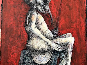 Piotr Kamieniarz - Jeździec apokalipsy - Rysunki I Obrazy Malowane - zdjęcie od Art in House Gallery Online