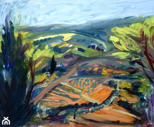 Iwona Golor - Toskania - obrazy malowane na płótnie - zdjęcie od Art in House Gallery Online - Homebook