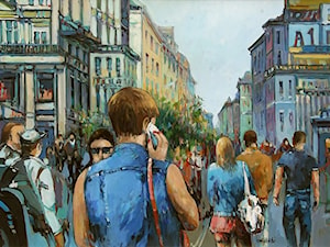 Piotr Rembieliński - Nowy Jork, SoHo - obrazy malowane na płótnie - zdjęcie od Art in House Gallery Online