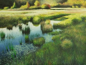 Konrad hamada - obrazy malowane wiosenne - zdjęcie od Art in House Gallery Online