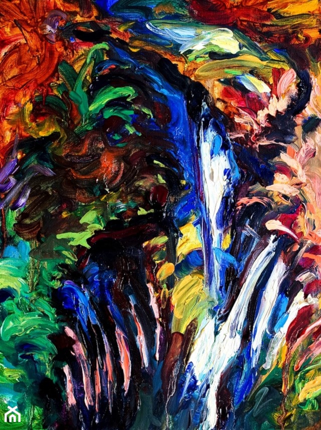 Iwona Golor - obrazy malowane na płótnie - zdjęcie od Art in House Gallery Online