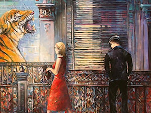 Piotr Rembieliński - Wisienka - obrazy malowane na płótnie - zdjęcie od Art in House Gallery Online
