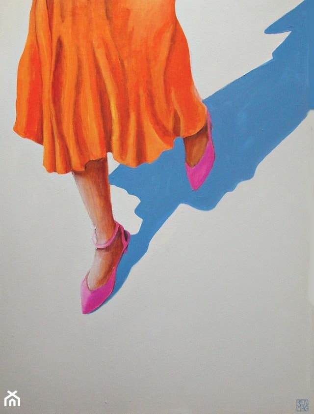 Renata Magda, Stroll - obrazy malowane na płótnie - zdjęcie od Art in House Gallery Online