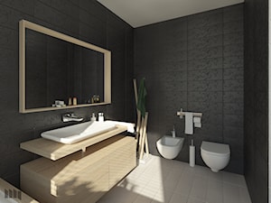 Minimalistyczna łazienka - zdjęcie od Marcelina Janiec Pracownia Projektowa