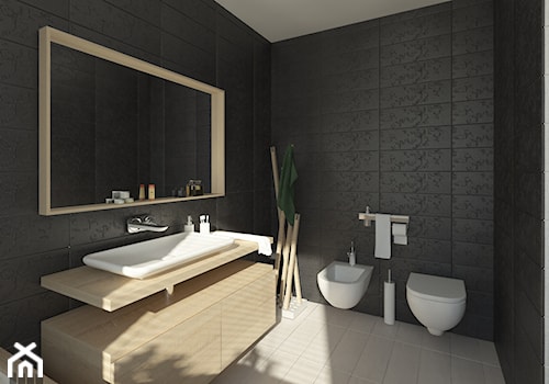 Minimalistyczna łazienka - zdjęcie od Marcelina Janiec Pracownia Projektowa