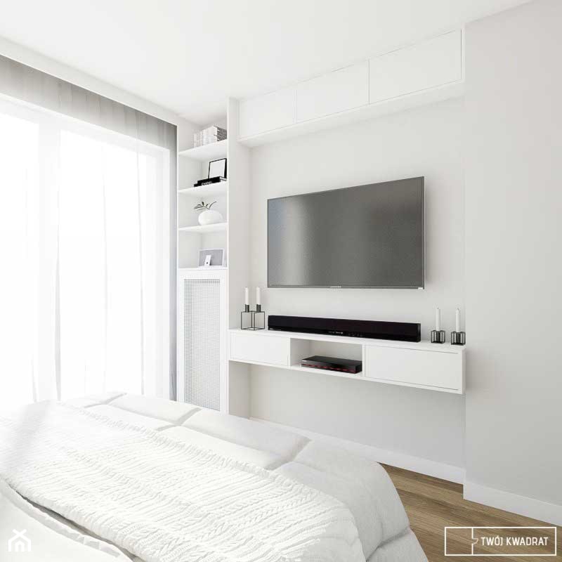 mieszkanie w Warszawie 1 - Sypialnia, styl nowoczesny - zdjęcie od Twój Kwadrat