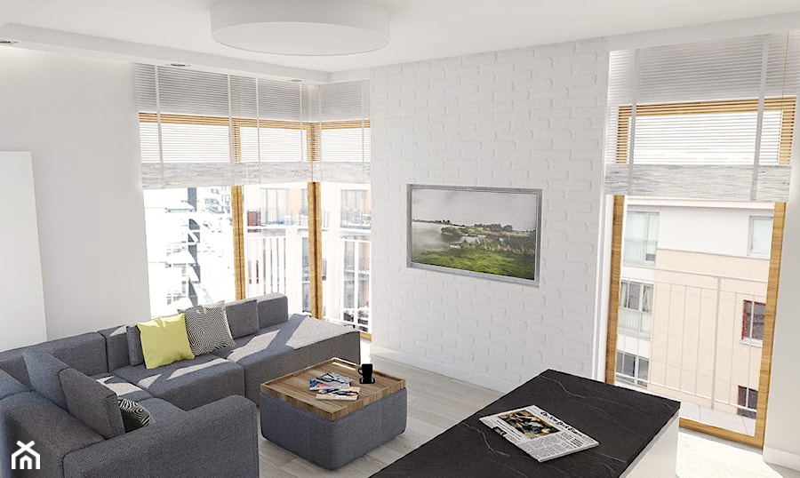 mieszkanie Wilanów - Salon, styl nowoczesny - zdjęcie od Twój Kwadrat