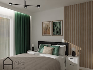 Sypialnia w stylu skandynawskim - zdjęcie od APE wnętrza