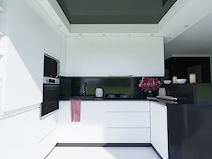 Mieszkanie glamour\nowoczesne - Kuchnia, styl glamour - zdjęcie od Projektowanie wnętrz Fortuna Dizajn