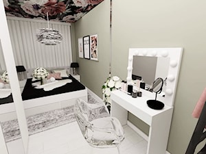 Mieszkanie glamour\nowoczesne - Sypialnia, styl glamour - zdjęcie od Projektowanie wnętrz Fortuna Dizajn