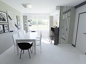 Mieszkanie glamour\nowoczesne - Jadalnia, styl nowoczesny - zdjęcie od Projektowanie wnętrz Fortuna Dizajn