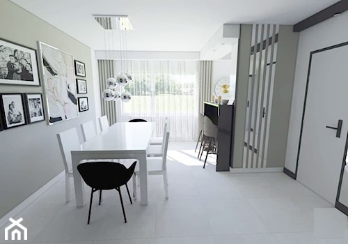 Mieszkanie glamour\nowoczesne - Jadalnia, styl nowoczesny - zdjęcie od Projektowanie wnętrz Fortuna Dizajn
