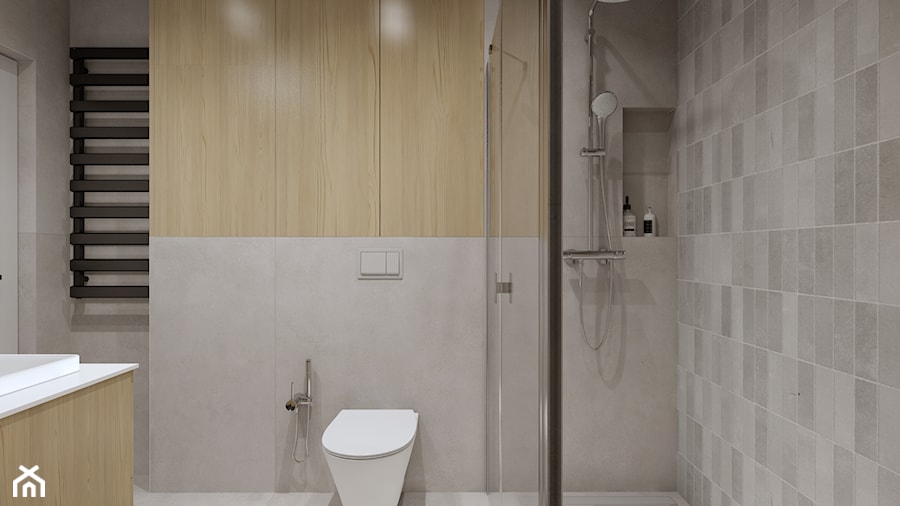 Łazienka mała - Jadalnia, styl nowoczesny - zdjęcie od NOVO Projekt