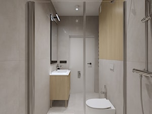 Łazienka mała - Łazienka, styl nowoczesny - zdjęcie od NOVO Projekt