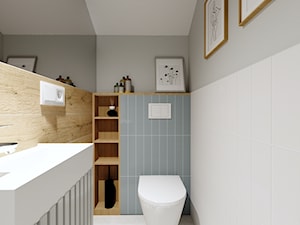 Mała łazienka - WC - Łazienka, styl skandynawski - zdjęcie od NOVO Projekt
