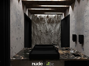 Toaleta męska w lokalu restauracyjnym - Wnętrza publiczne, styl nowoczesny - zdjęcie od Nude