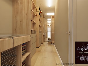 Dom w sosonowym lesie - 200m2 - Garderoba, styl skandynawski - zdjęcie od a.wa.interiordesign