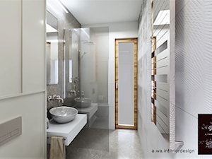 Dom w sosonowym lesie - 200m2 - Łazienka, styl nowoczesny - zdjęcie od a.wa.interiordesign