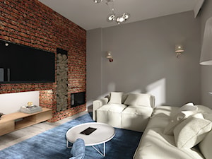 Segment, Warszawa Ursus - Salon, styl rustykalny - zdjęcie od a.wa.interiordesign