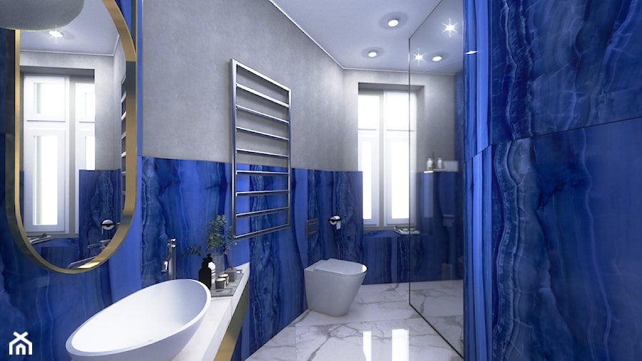 Łazienka głęboki niebieski - zdjęcie od MARCINKOWSKA