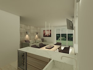 Mieszkanie w Parzniewie - Kuchnia, styl nowoczesny - zdjęcie od Katarzyna Jaskulska Projektowanie Wnętrz