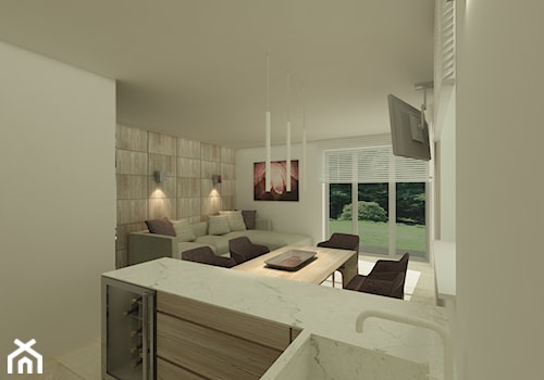 Mieszkanie w Parzniewie - Kuchnia, styl nowoczesny - zdjęcie od Katarzyna Jaskulska Projektowanie Wnętrz