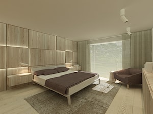 Mieszkanie w Parzniewie - Sypialnia, styl nowoczesny - zdjęcie od Katarzyna Jaskulska Projektowanie Wnętrz