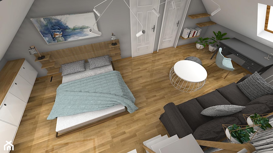 Sypialnia, styl nowoczesny - zdjęcie od Aneta Kubica-Łubiarz