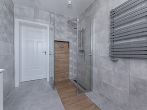 Metamorfoza wnętrz w domu jednorodzinnym( kuchnia, salon, przedpokój, łazienka) - Łazienka - zdjęcie od Active Design