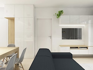 Słoneczny apartament 3 - Salon, styl nowoczesny - zdjęcie od Modelowy Projekt