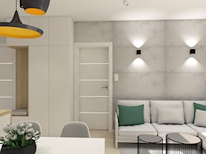 Słoneczny apartament 2 - Salon, styl nowoczesny - zdjęcie od Modelowy Projekt