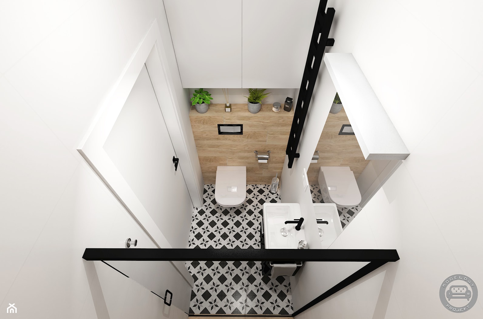 Mini łazienka - zdjęcie od Modelowy Projekt - Homebook
