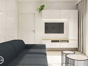 Słoneczny apartament 3 - Salon, styl nowoczesny - zdjęcie od Modelowy Projekt
