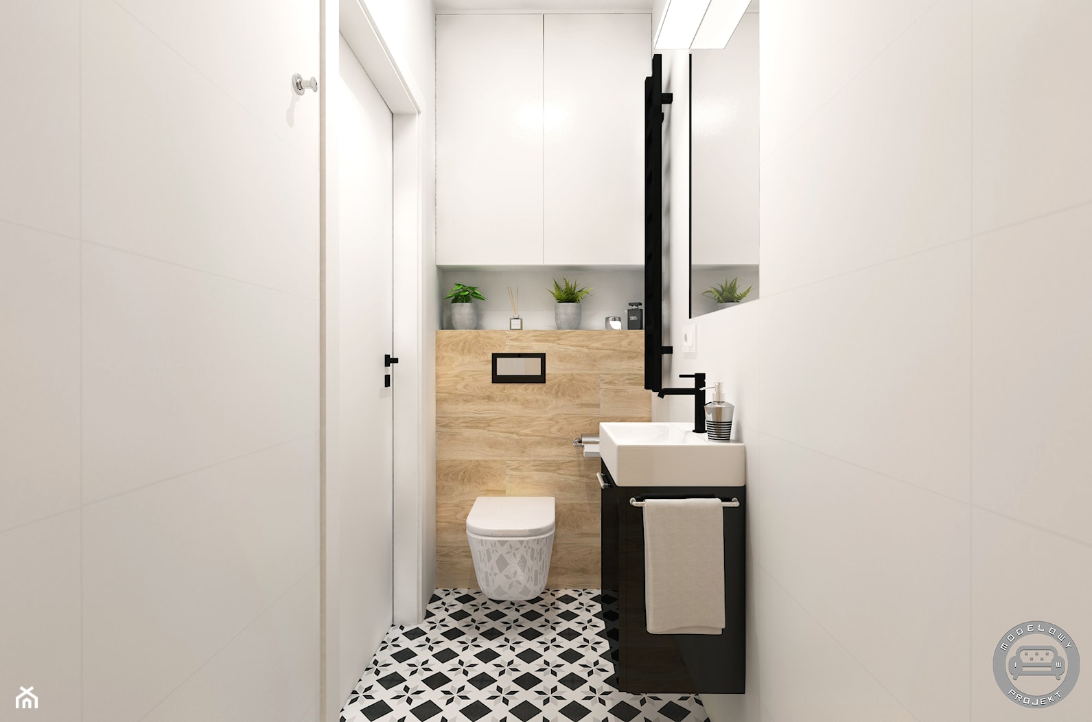 Mini łazienka - zdjęcie od Modelowy Projekt - Homebook
